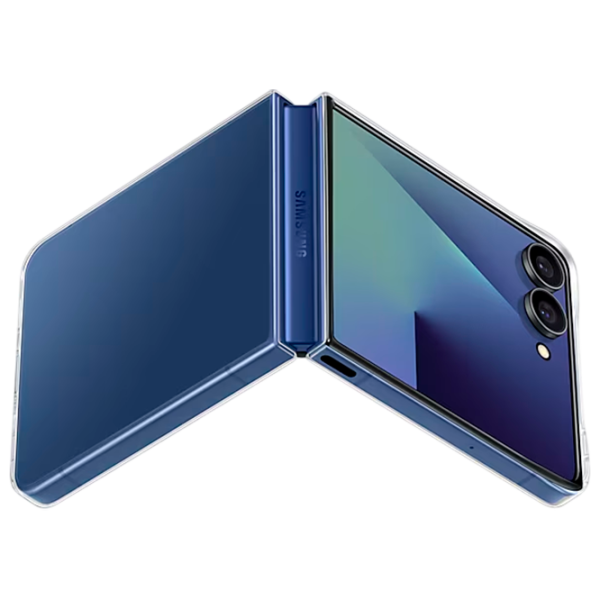 Чехол для смартфона Samsung Galaxy Flip 7 Back ТПУ Черный Прозрачный photo 7