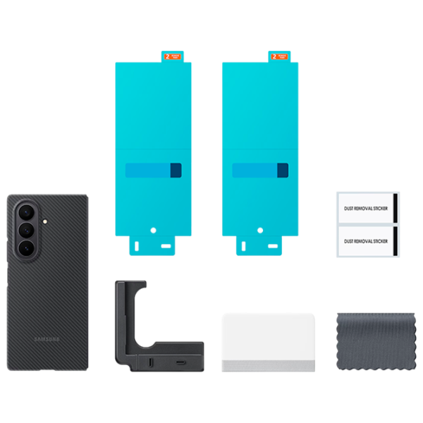Чехол для смартфона Samsung Galaxy Fold 7 Flip Cover ТПУ Черный Carbon black photo 7
