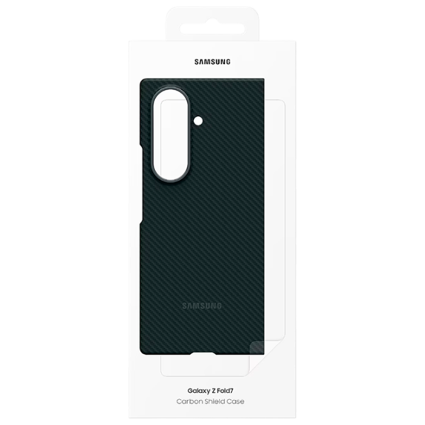 Чехол для смартфона Samsung Galaxy Fold 7 Flip Cover ТПУ Черный Carbon black photo 8