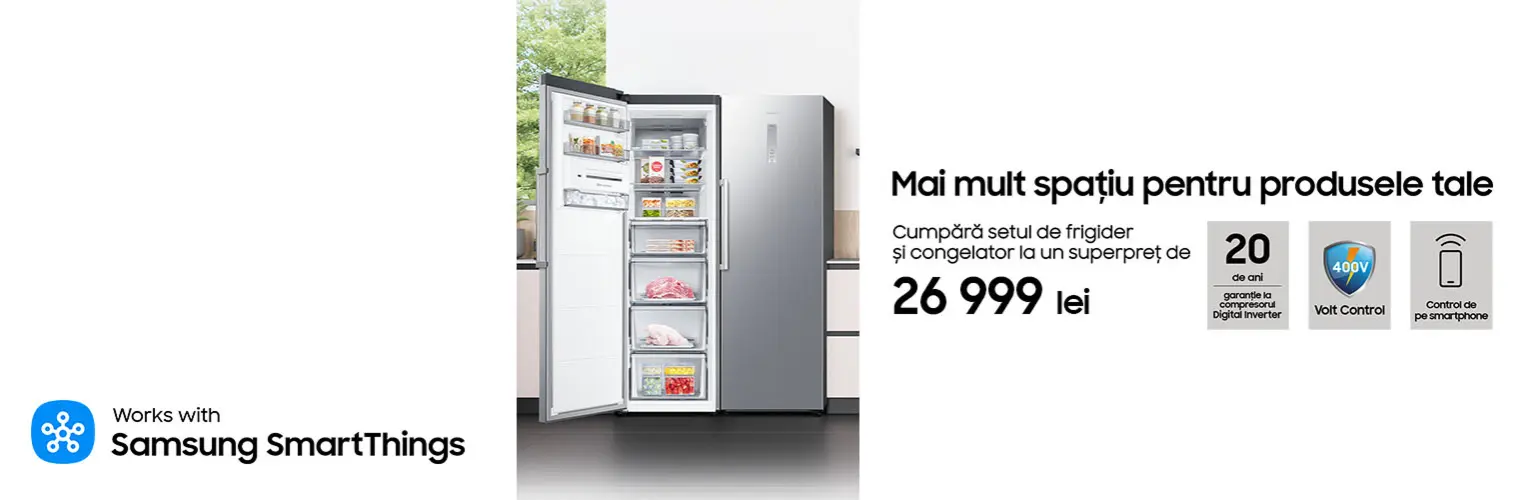 Set din frigider și congelator exact pe gustul tău. Descoperă aici!