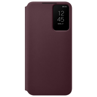 Husă pentru smartphone Samsung Galaxy S22 Plus Smart Clear View TPU Burgundy Cherry