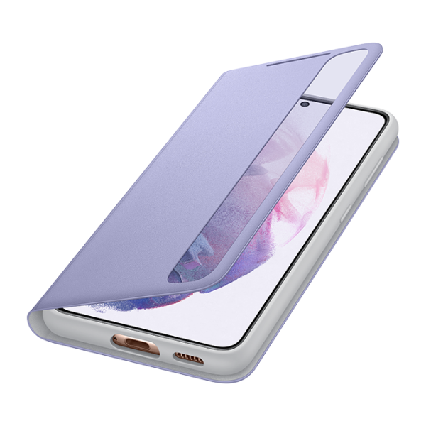 Чехол для смартфона Samsung Galaxy S21 Flip Cover ПК Серый Пурпурный photo 4