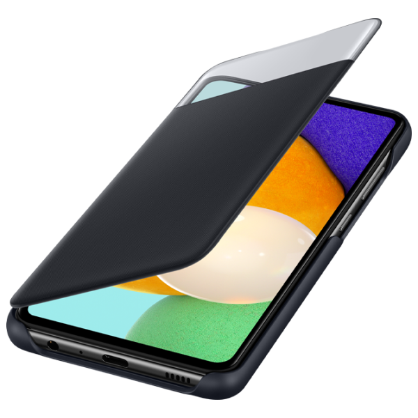 Чехол для смартфона Samsung Galaxy A52 Flip Cover View ПК Черный photo 4
