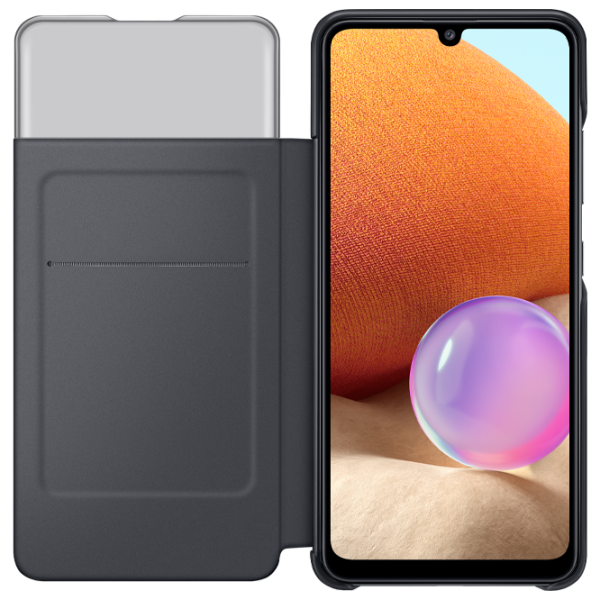 Husă pentru smartphone Samsung Galaxy A32 Flip Cover View PC Black photo 3