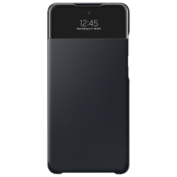 Husă pentru smartphone Samsung Galaxy A72 Flip Cover View PC Black photo 2