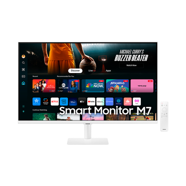 Monitor Samsung S32DM703 32" 4K 60 Hz White photo 1