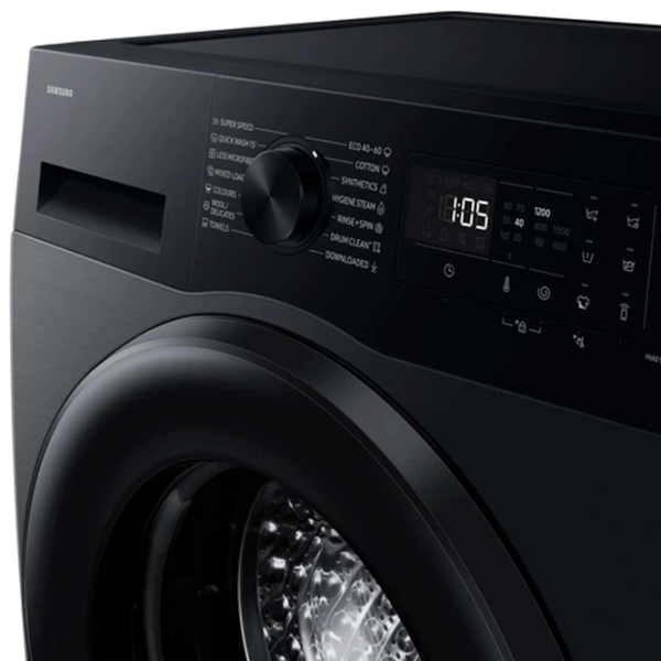 Mașină de spălat Samsung WW80FG5L32ABLE 8 kg Black photo 8