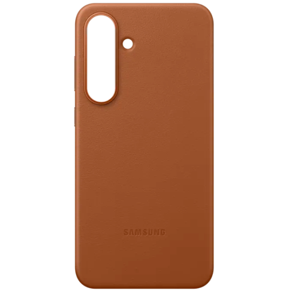 Чехол для смартфона Samsung Galaxy S25 FE Back Искусственная кожа Коричневый photo 1