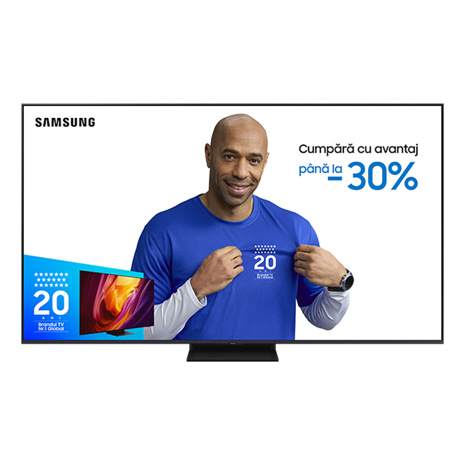 Televizor Samsung QE55QN80FAUXUA 55" / Neo QLED / 4K / Smart TV / Black
