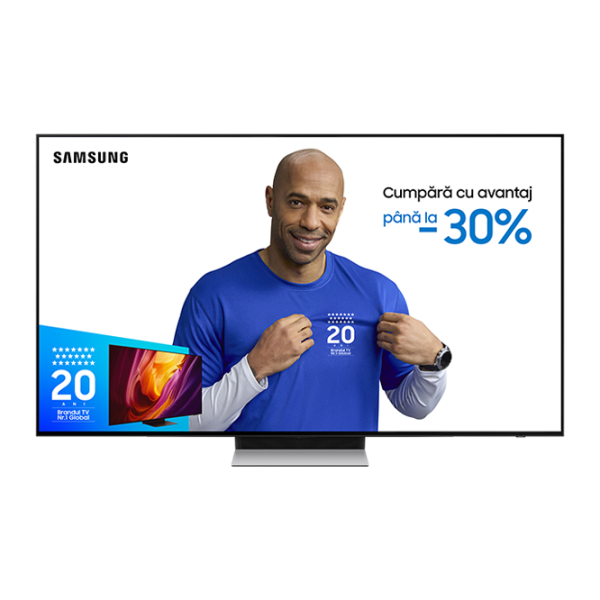 Телевизор Samsung QE77S90FAEXUA 77" / QD OLED / 4K / Smart TV / Черный photo 5