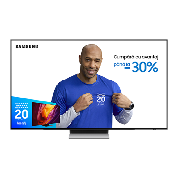Телевизор Samsung QE83S90FAEXUA 83" / QD OLED / 4K / Smart TV / Черный photo 5
