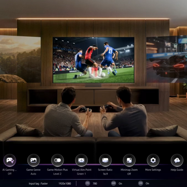 Телевизор Samsung QE43QN70HAUXUA 43" / Neo QLED / 4K / Smart TV / Черный photo 4
