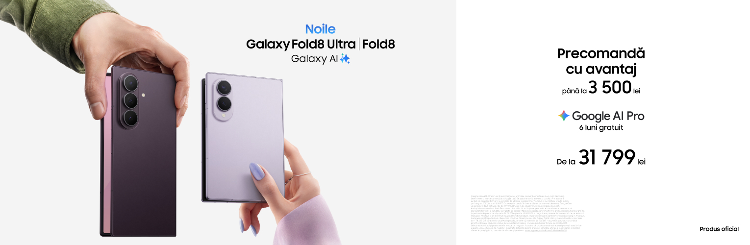 Galaxy Fold8 și Fold8 Ultra precomanda cu avantaj