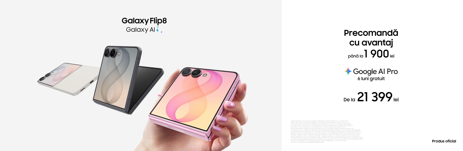 Galaxy Flip8 precomandă cu avantaj