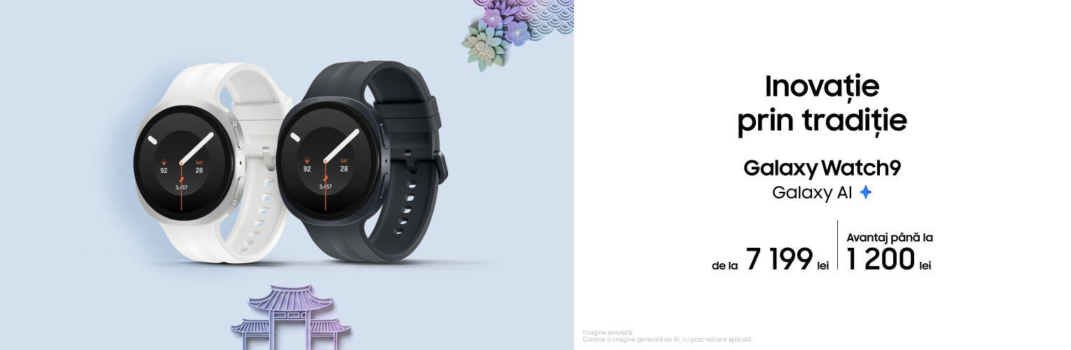 Alege unul dintre cele mai noi modele: Galaxy Watch 9 sau Galaxy Watch Ultra 2