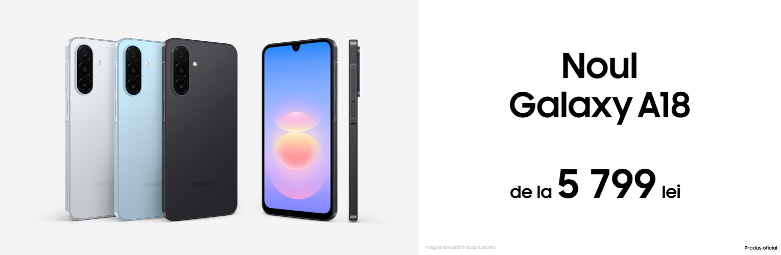 Noul Galaxy A18 este disponibil în vânzare!